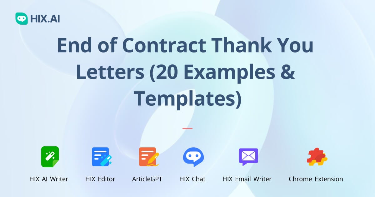 End Of Contract Letter Template Infoupdate Org