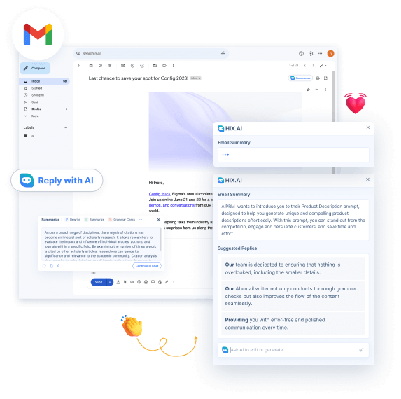 AI Email Writer Email Generator Oneclick Email & Reply HIX.AI