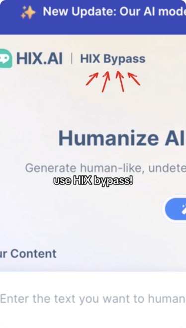 Undetectable AI - Bypass AI (Free) | HIX Bypass