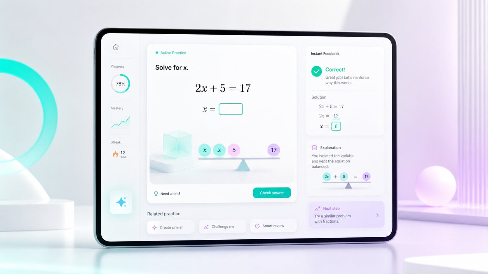 Pratique active et retour d'information instantané