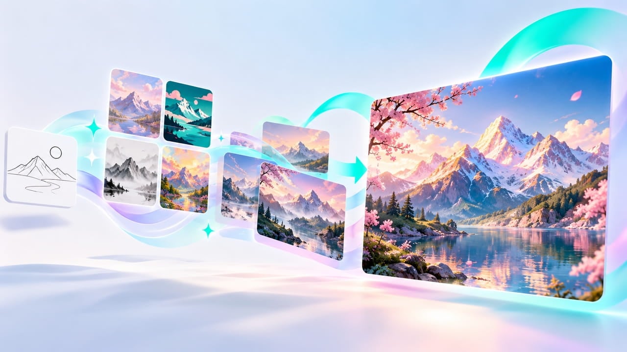 End to End AI Illustration