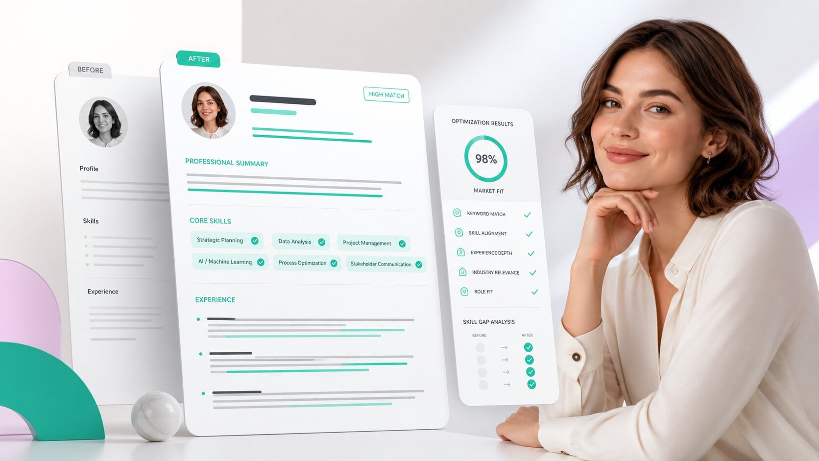 Création et optimisation de CV par l'IA