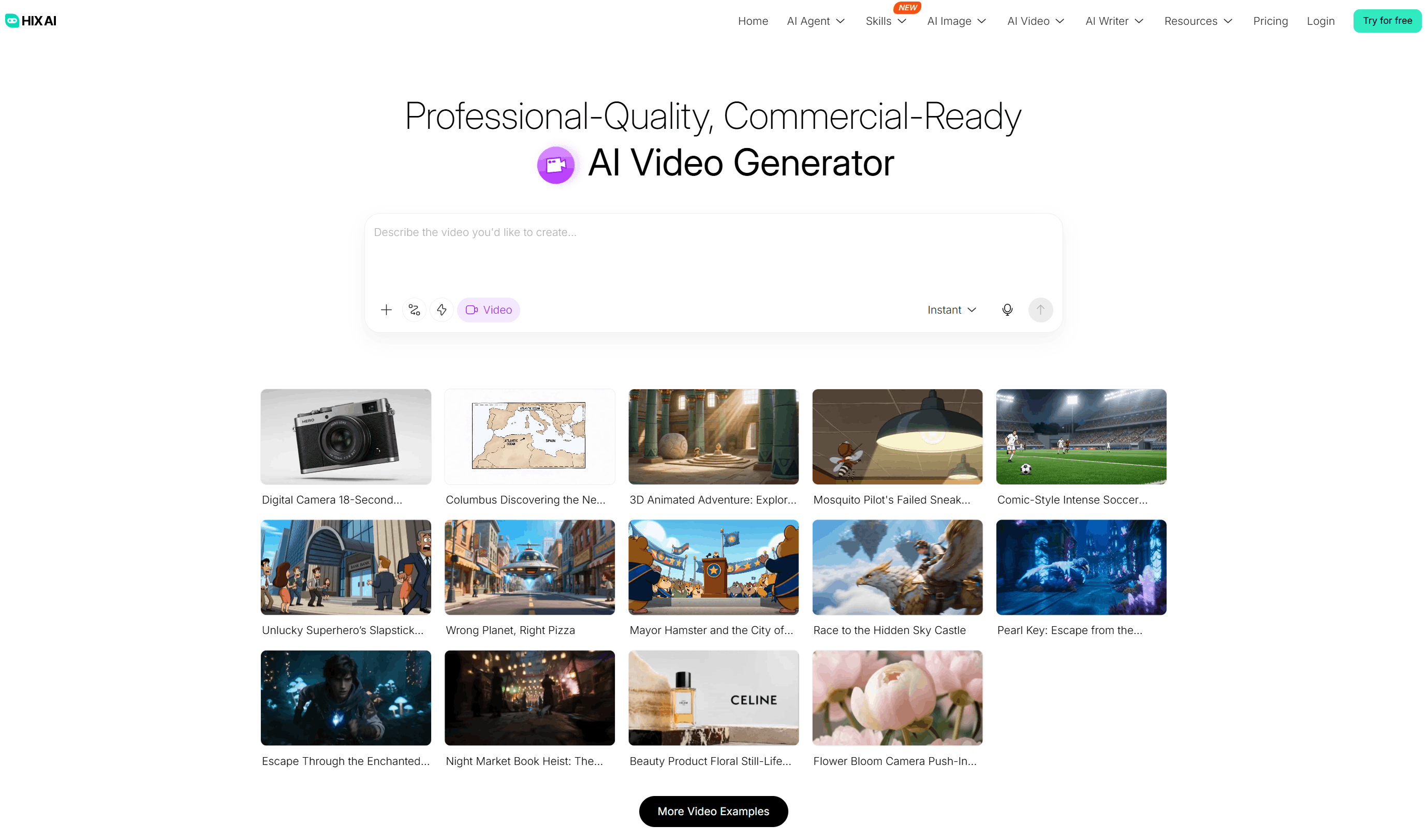 HIX KI-Videogenerator