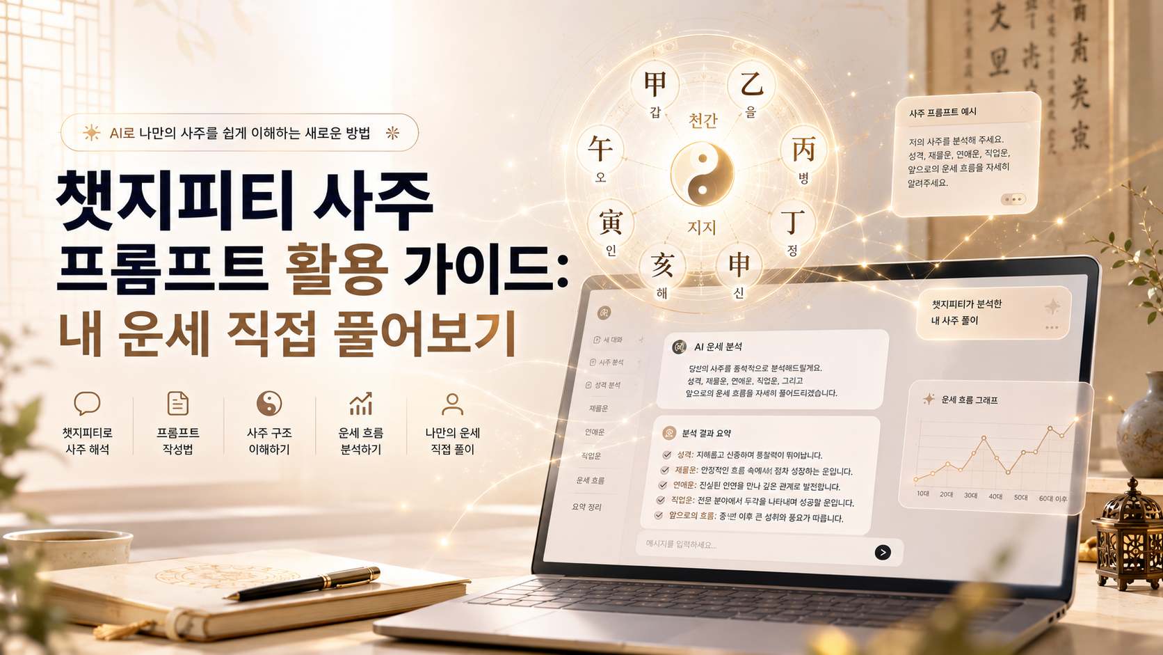 챗지피티 사주 프롬프트 활용 가이드: 내 운세 직접 풀어보기