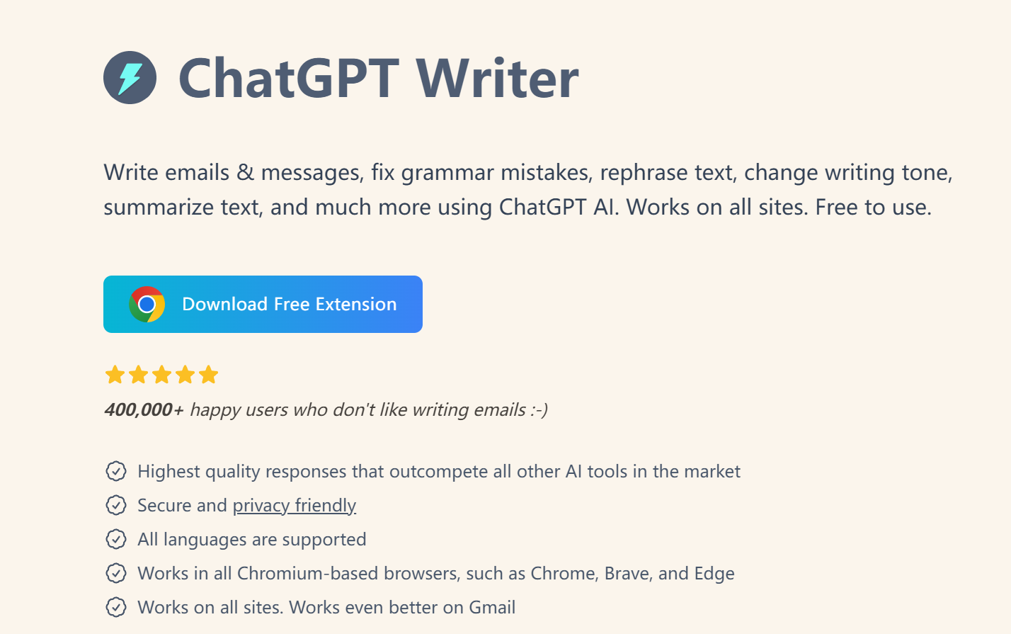 chatgpt 編寫器