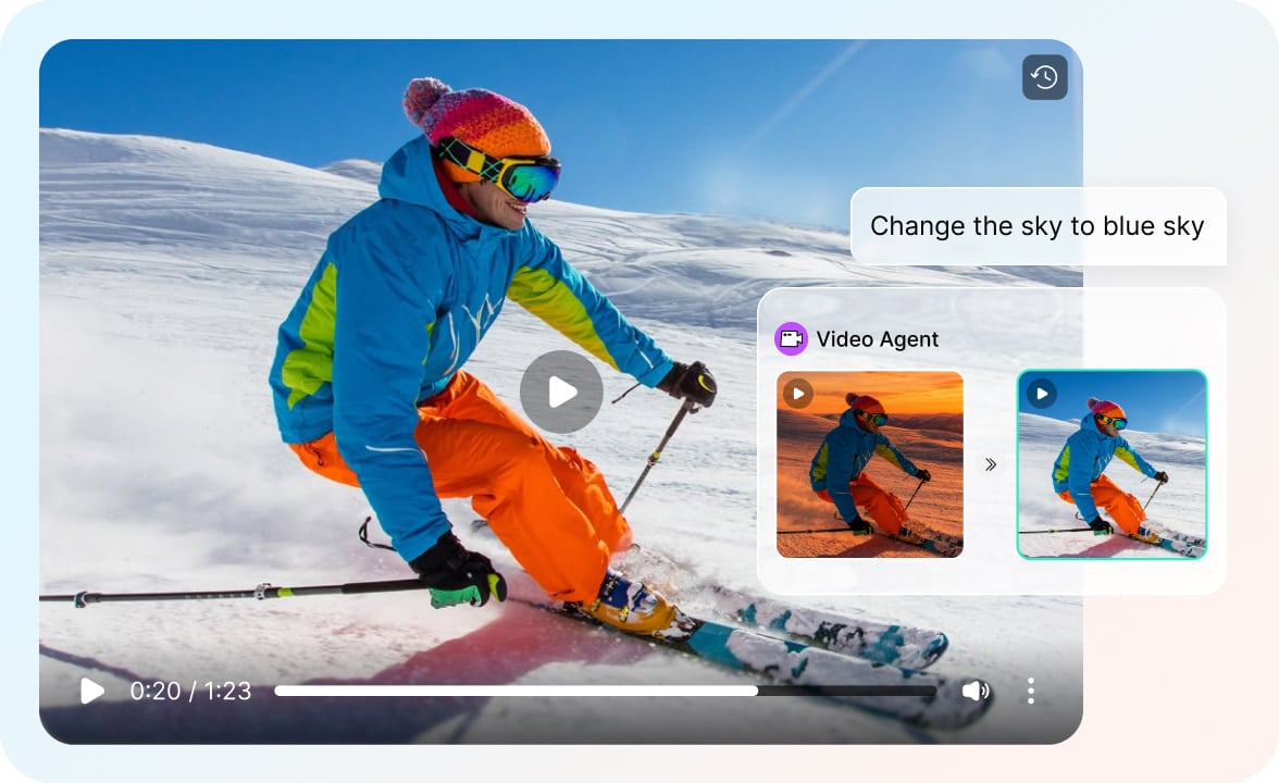 Modifica tramite suggerimento, perfeziona tramite chat