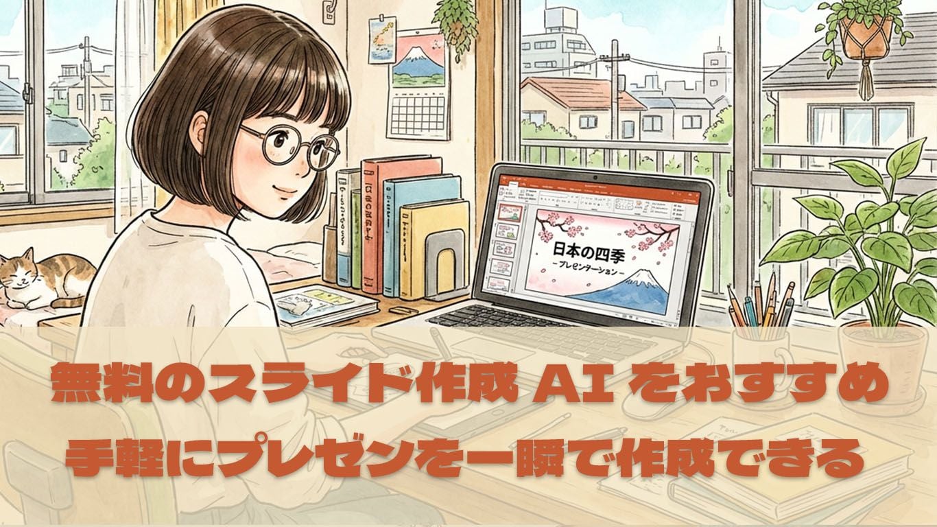 【2026】スライド作成AIおすすめ7選!無料でパワポを自動生成するコツと注意点