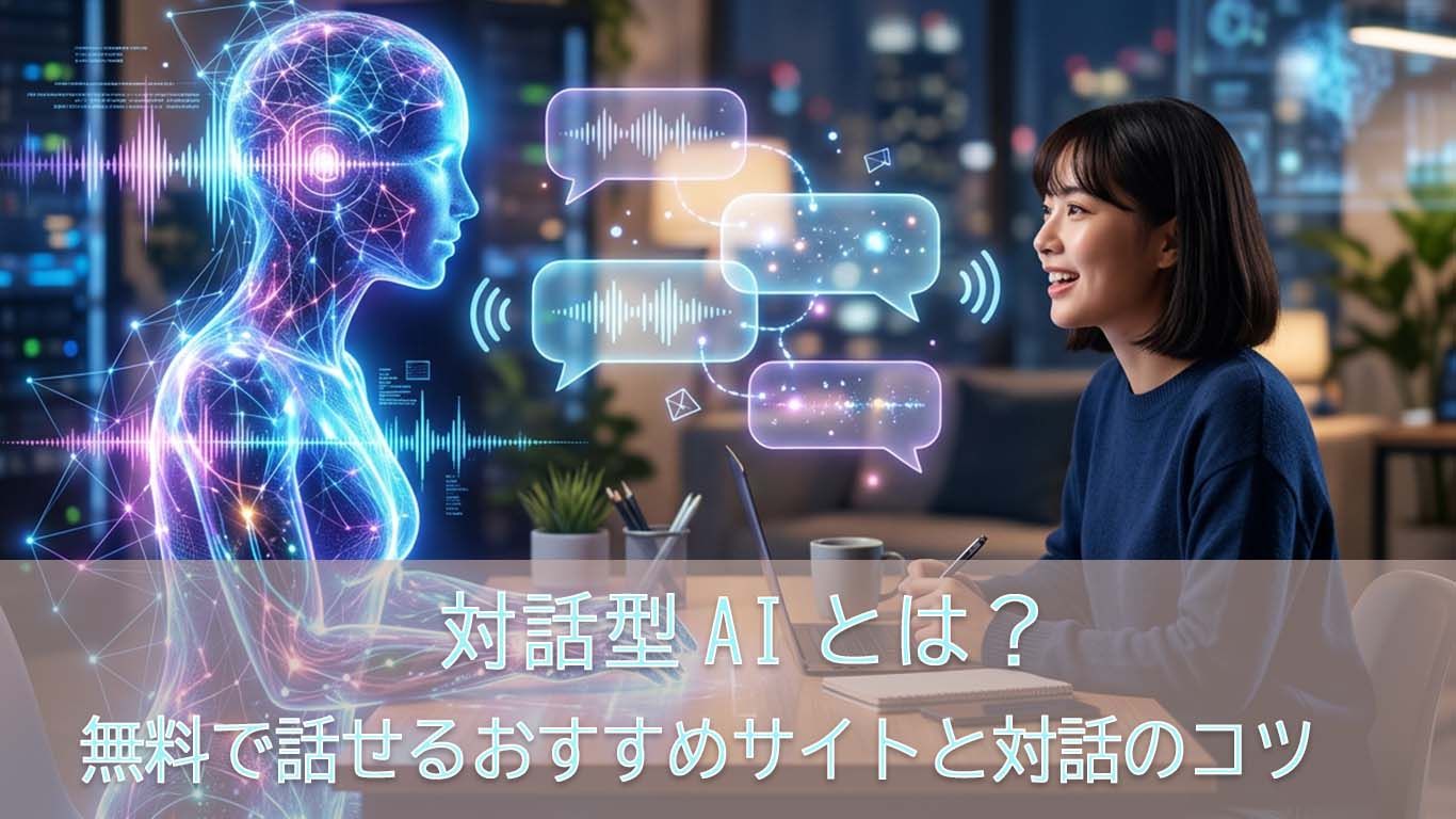 対話型AIとは?無料で話せるおすすめサイトと対話のコツを紹介