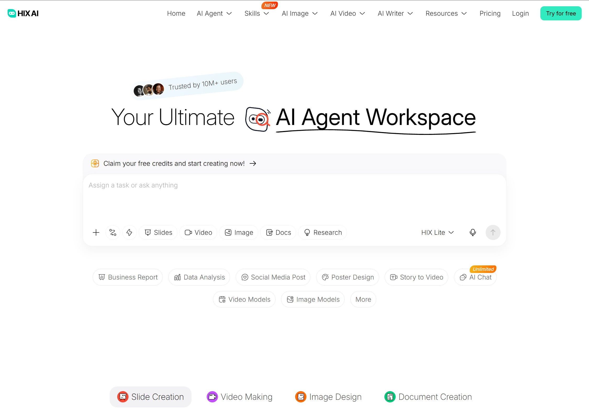 HIX AI 워크스페이스 2.0
