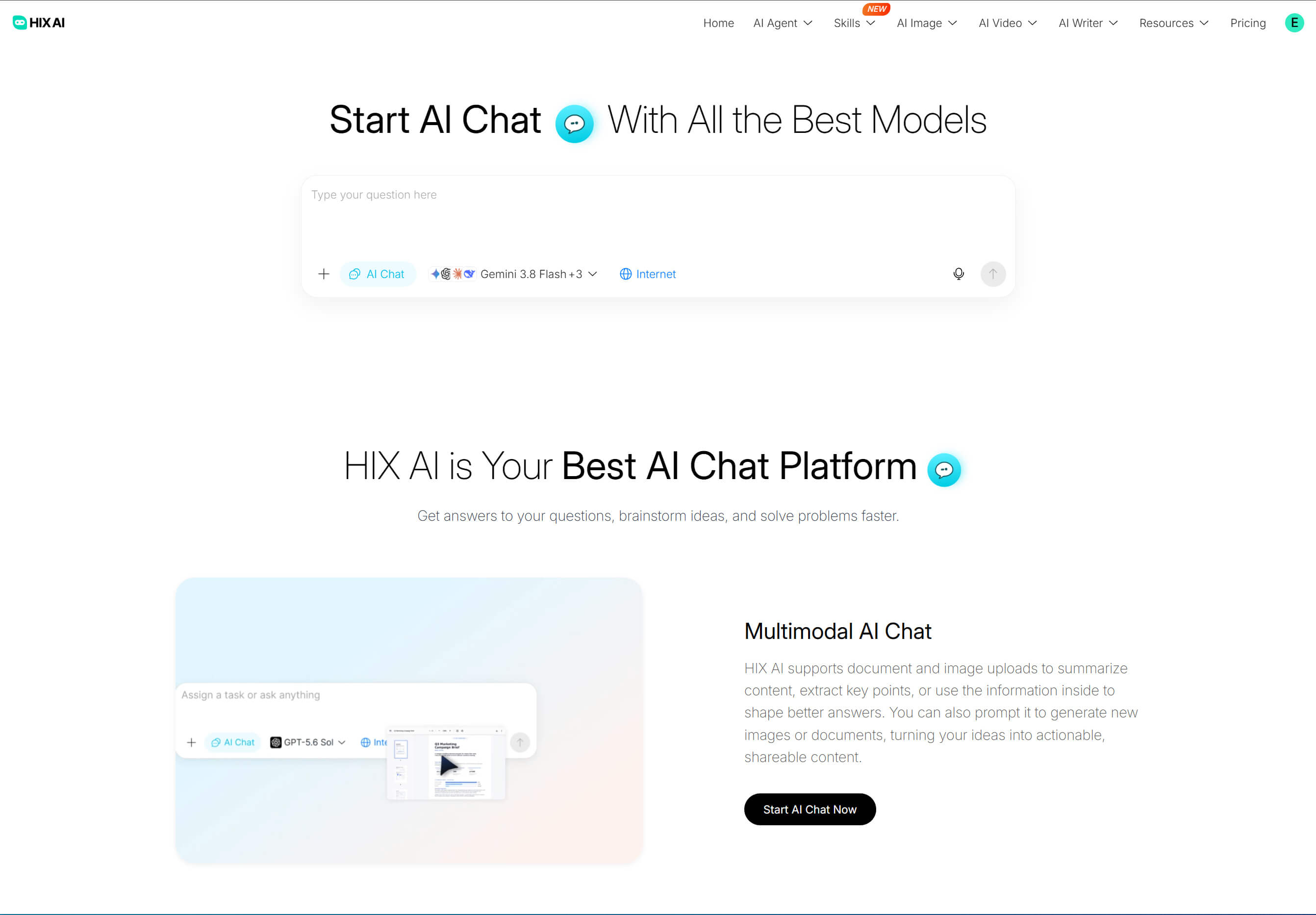HIX AI Chat Agent