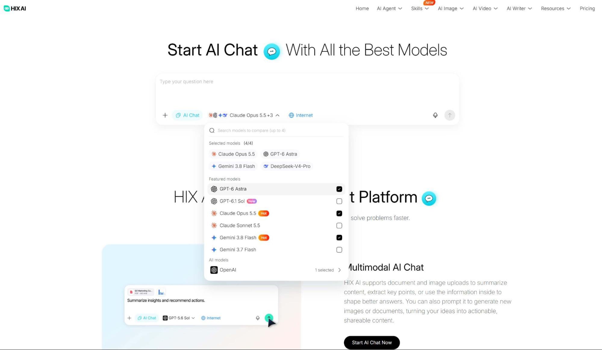 HIX AI Chat Agent