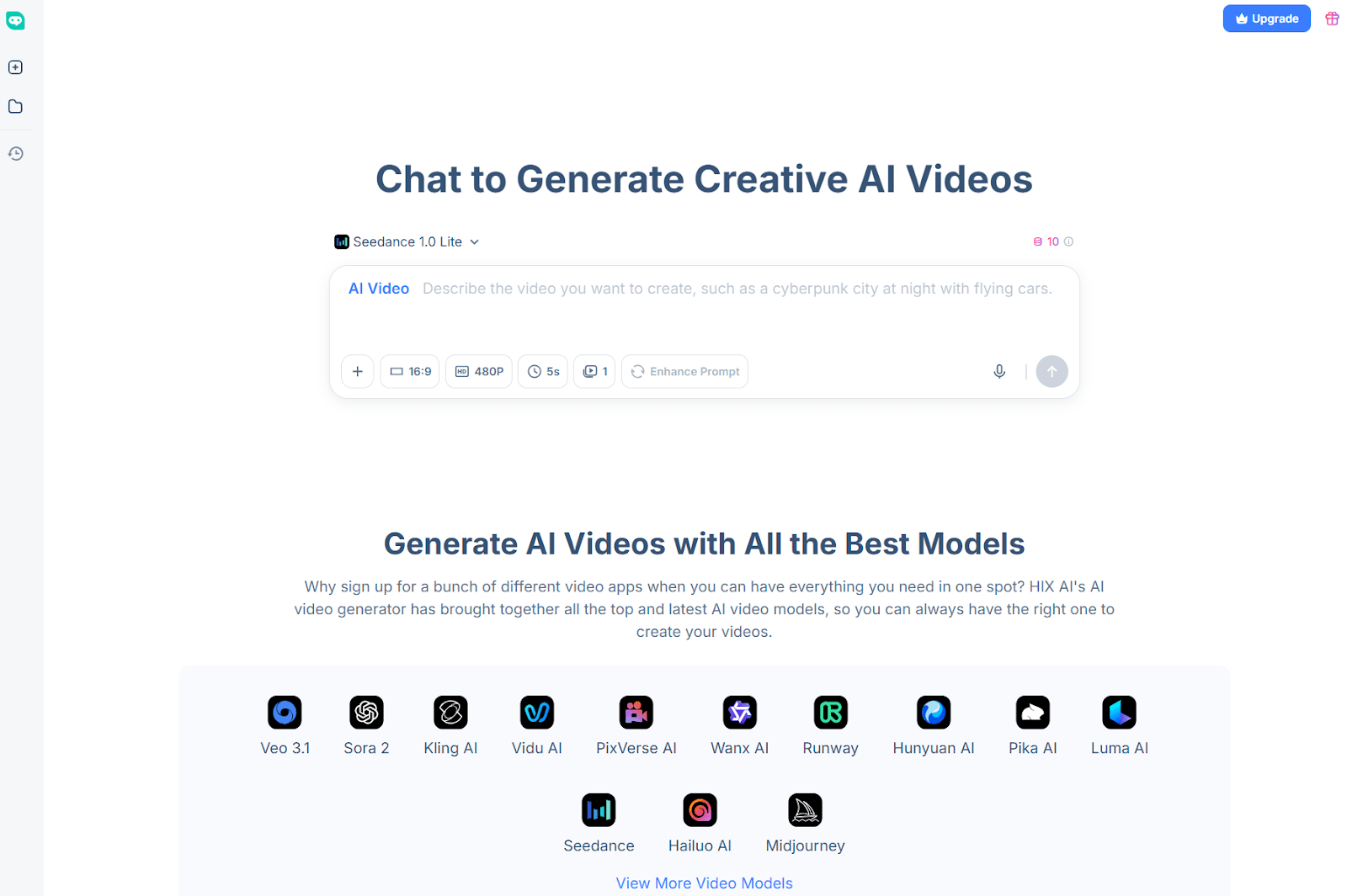 HIX AI Video Generator