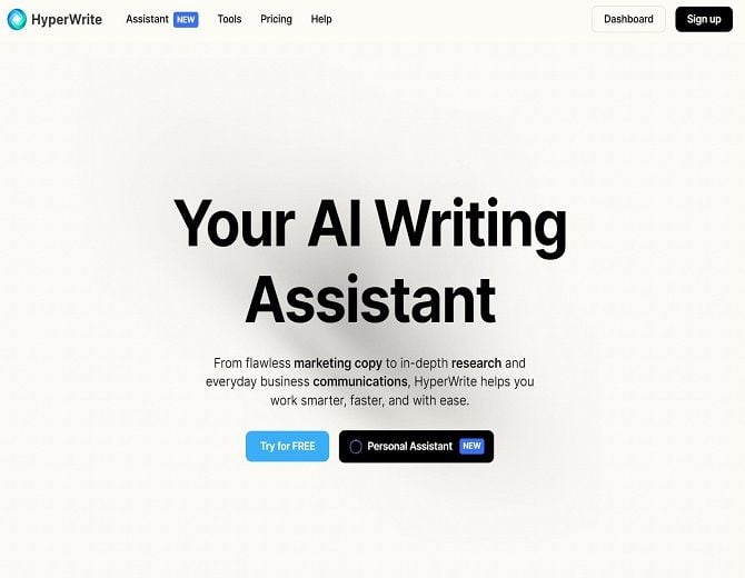 HyperWrite : помощник по написанию AI с хорошими функциями
