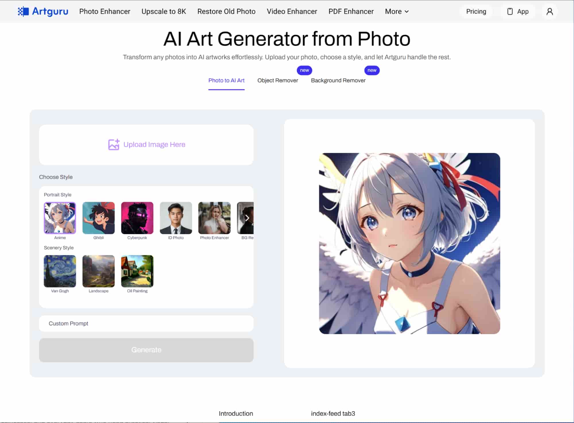 stilizzazione da foto ad opera d'arte