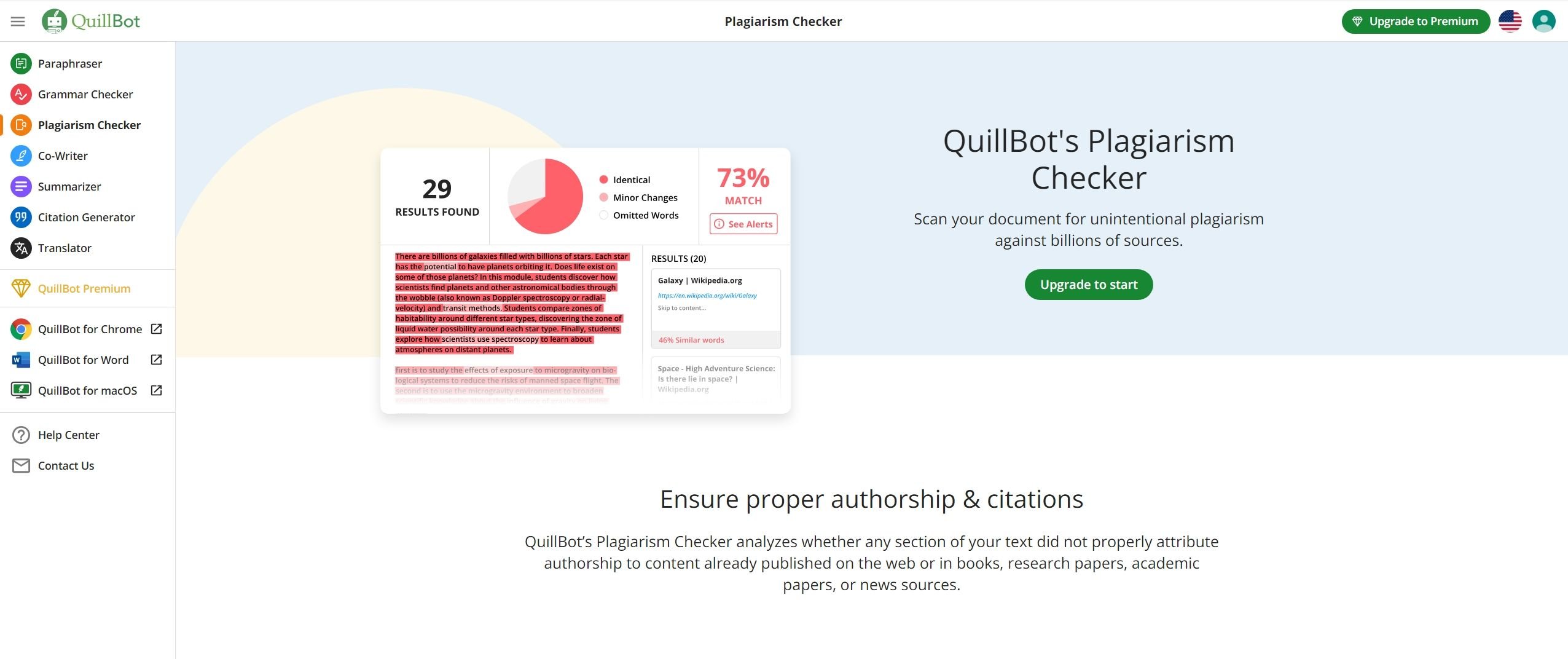 QuillBot Plagiat Checker