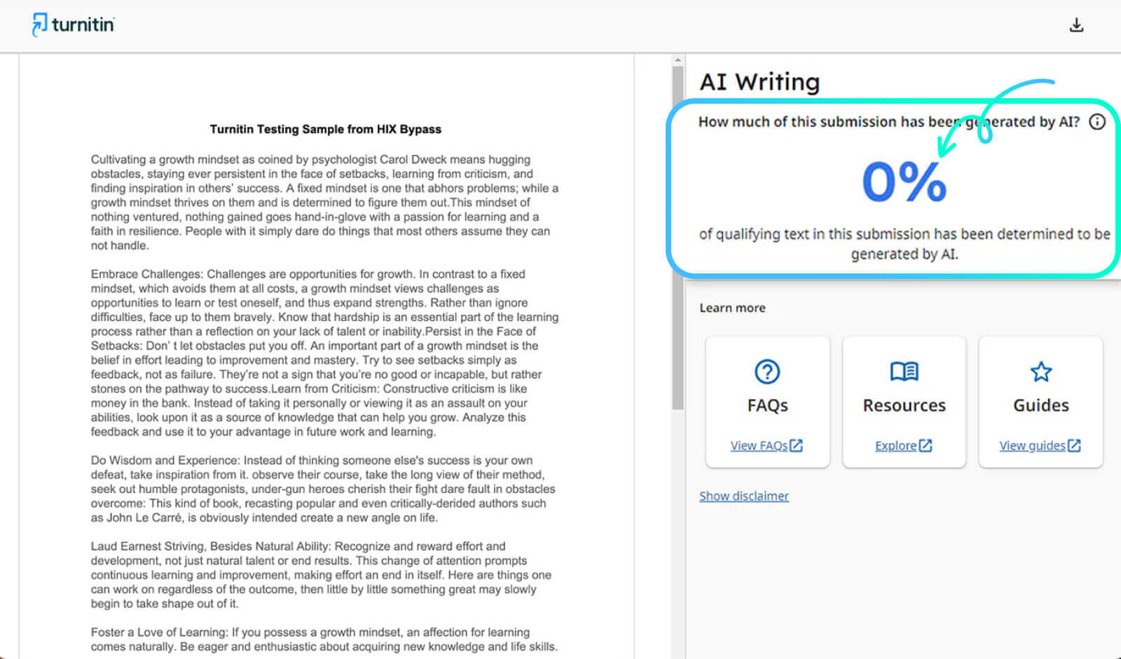 Bypass Turnitin AI Detection And Plagiarism 100 Human Score 