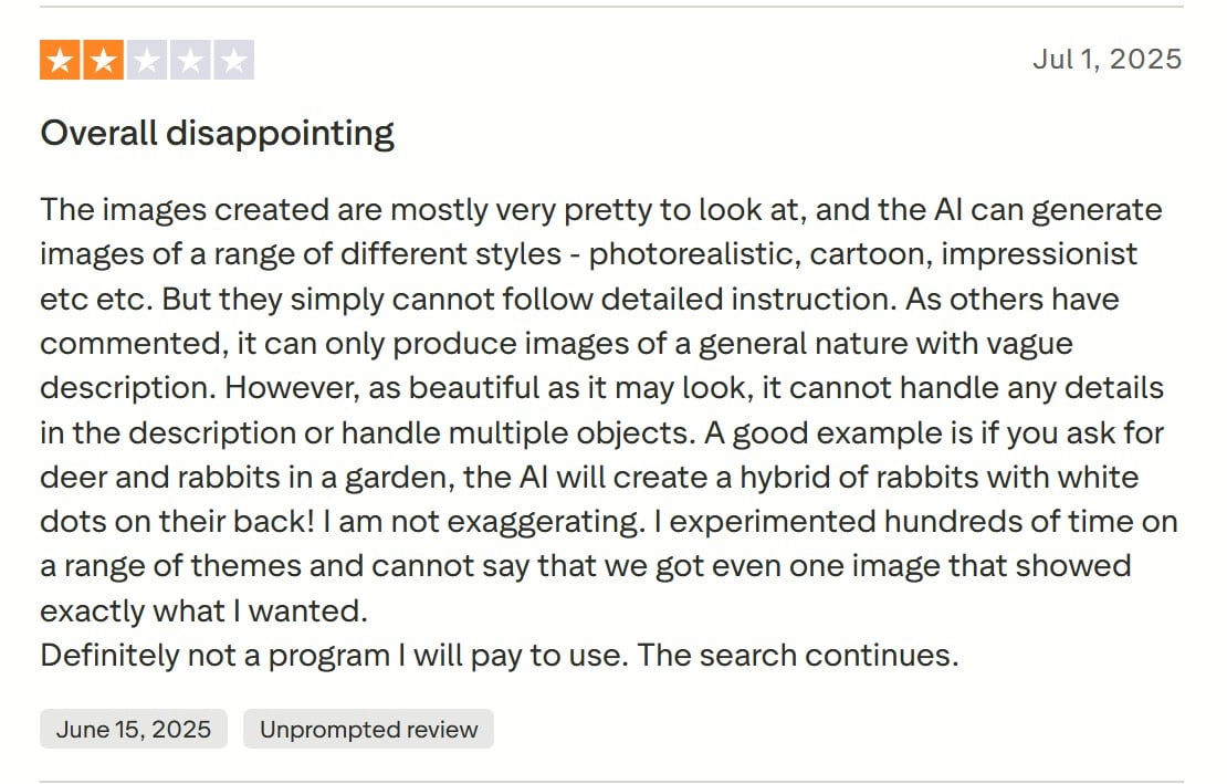 user view