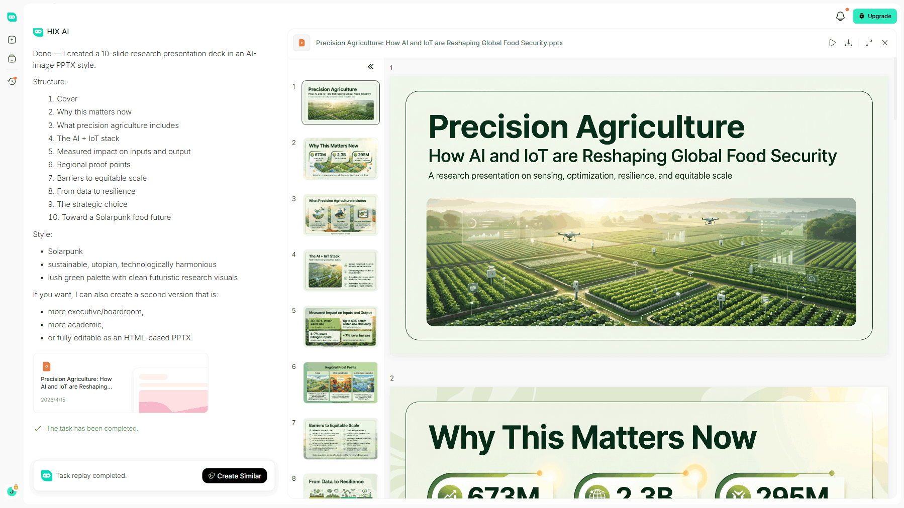 Want To Make Your Slides Even Easier? Try HIX AI