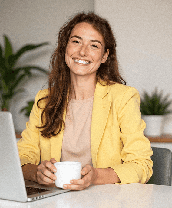 Designer creating visual assets