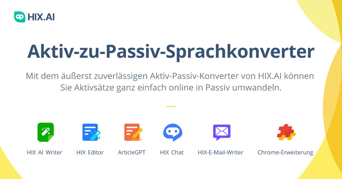 Aktiv Sätze In Passiv Umwandeln App