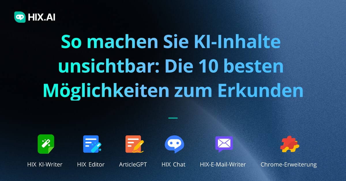 Die 10 besten Möglichkeiten, unsichtbare KITexte zu erstellen So machen Sie KITexte