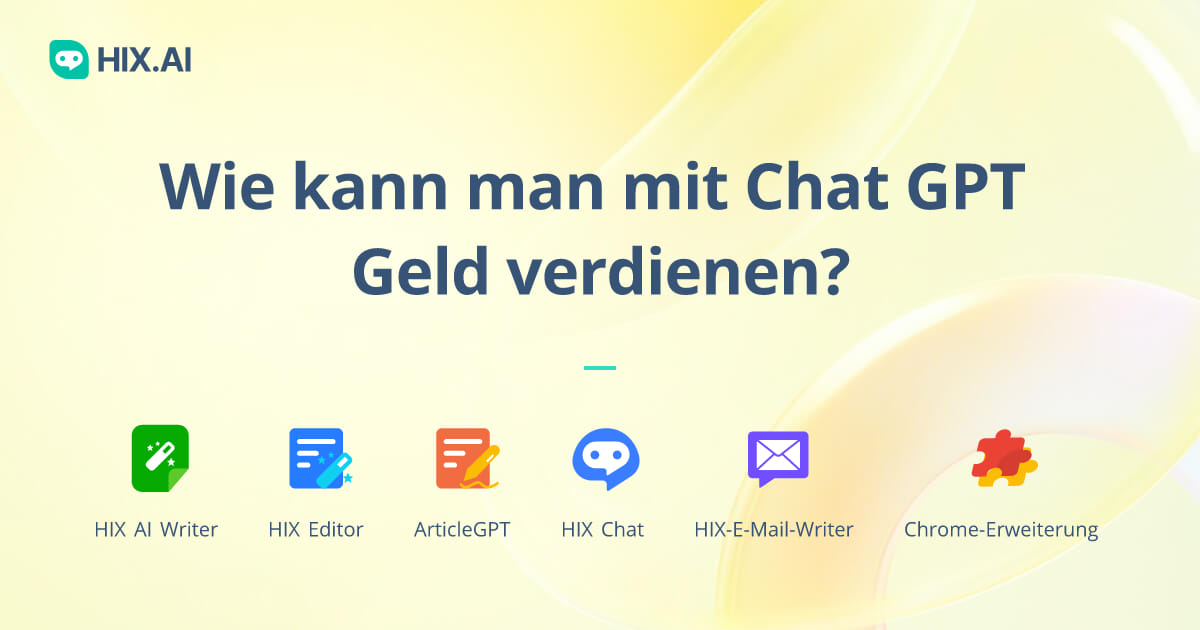 So verdienen Sie Geld mit Chat GPT Geld verdienen mit ChatGPT
