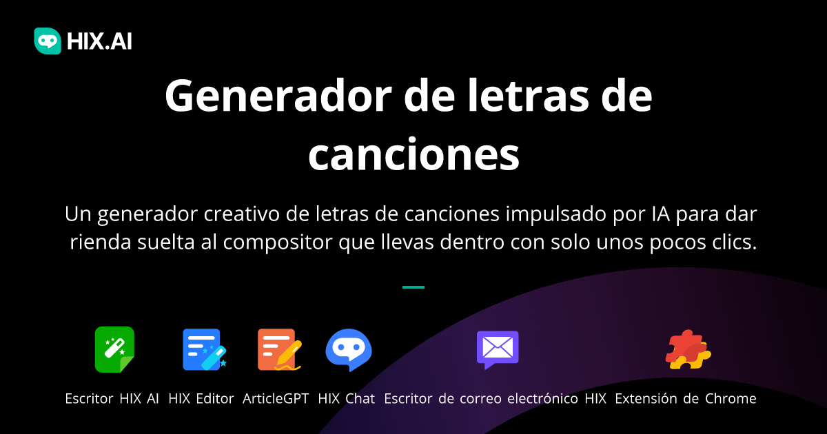 generador de letras de canciones