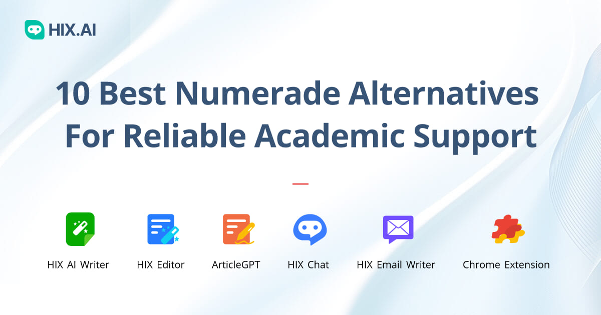 10 Best Numerade Alternatives For Reliable Academic Support | HIX Tutor