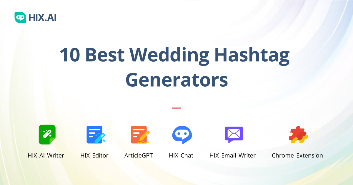 10 Best Free Wedding Hashtag Generator: Create Witty Hashtags Ideas