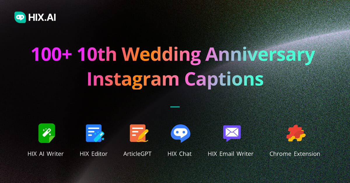 100-10th-wedding-anniversary-instagram-captions-free-ai-caption