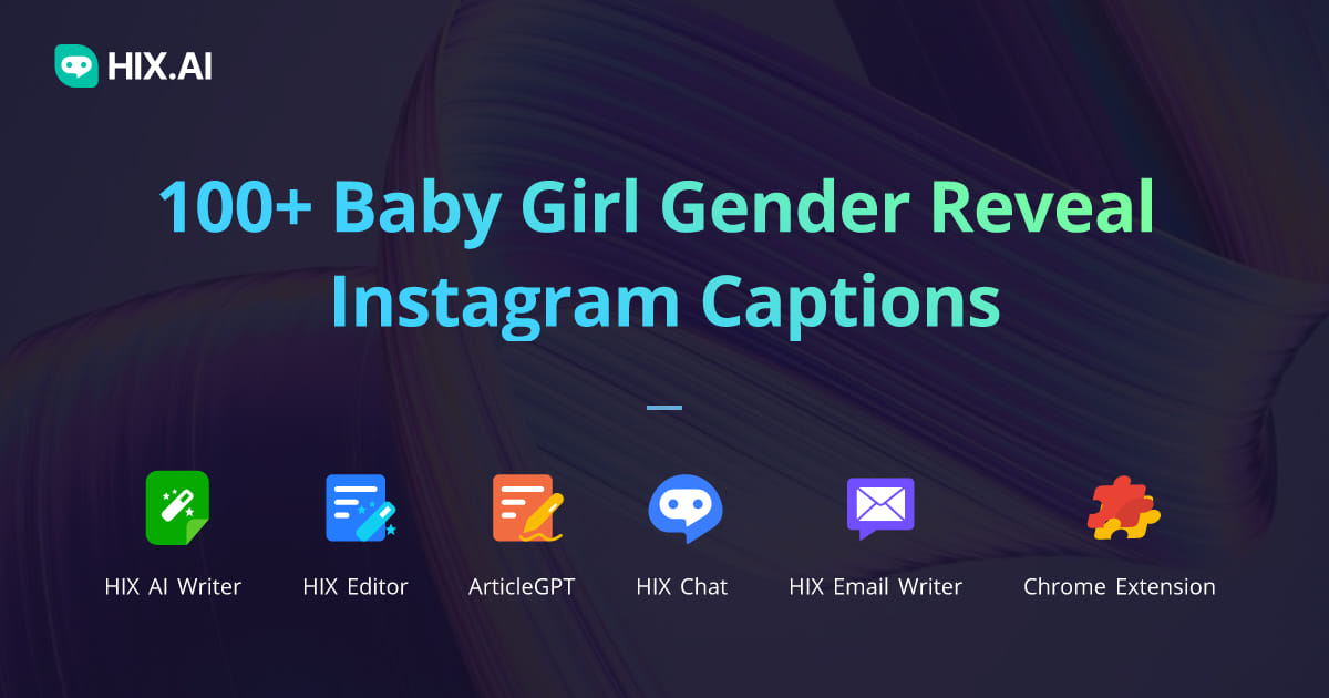 100+ Baby Girl Gender Reveal Instagram Captions + Free AI Caption