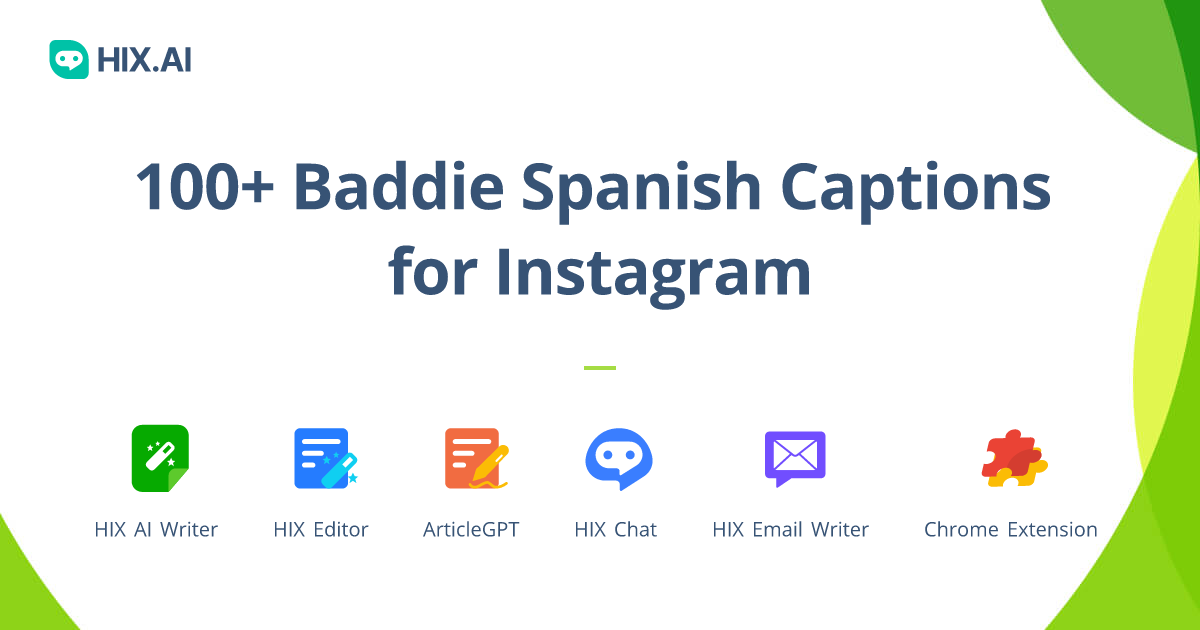 100+ Baddie Spanish Captions for Instagram + Free AI Caption Generator ...
