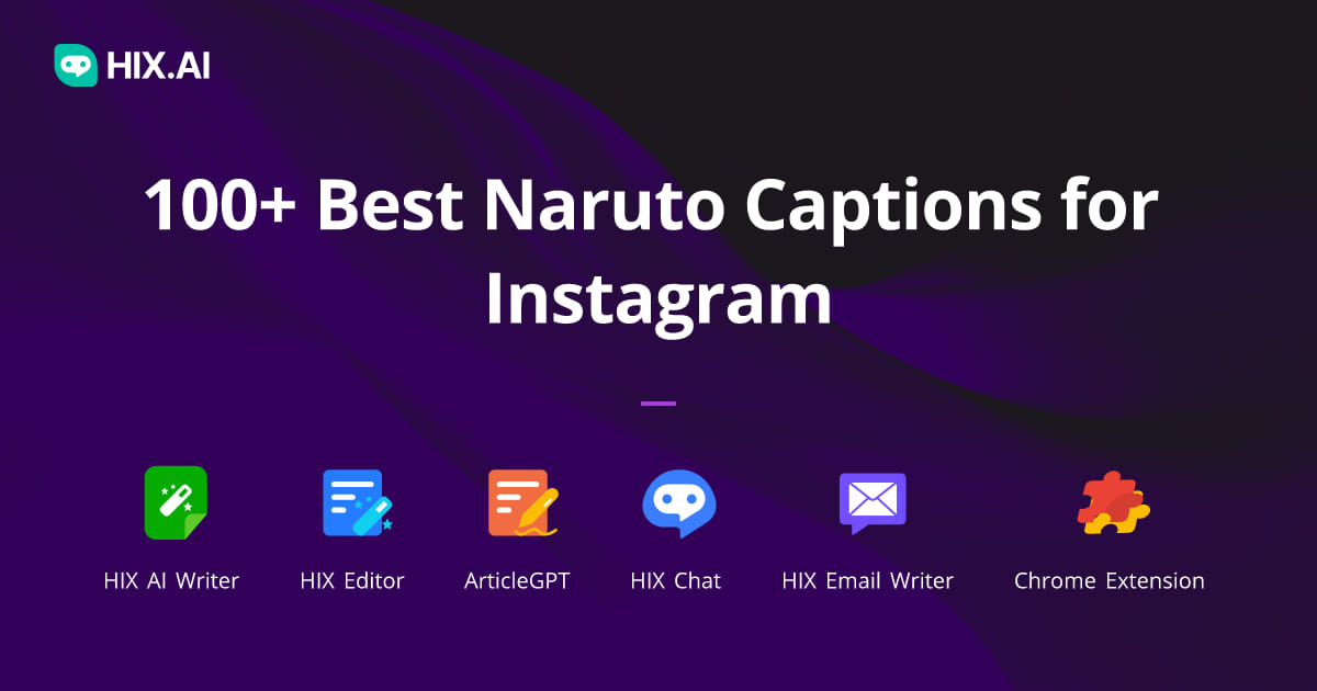 100+ Best Naruto Captions for Instagram + Free AI Caption Generator
