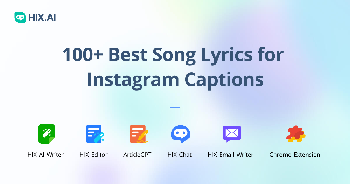 100+ Best Song Lyrics for Instagram Captions + Free AI Caption