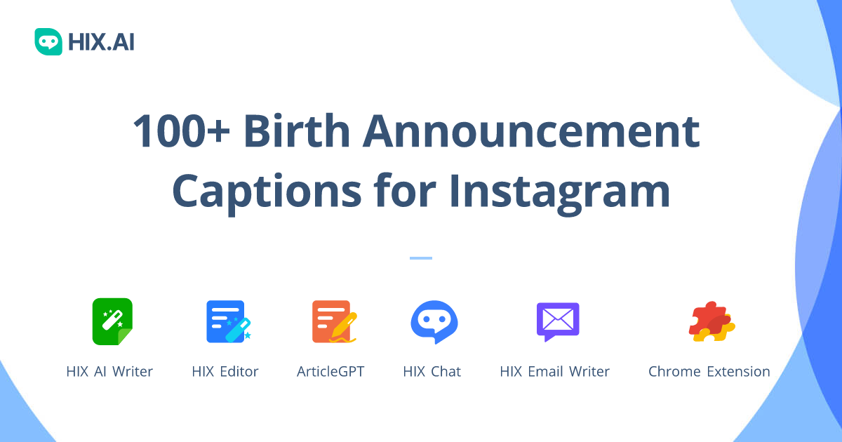 100+ Birth Announcement Captions for Instagram + Free AI Caption