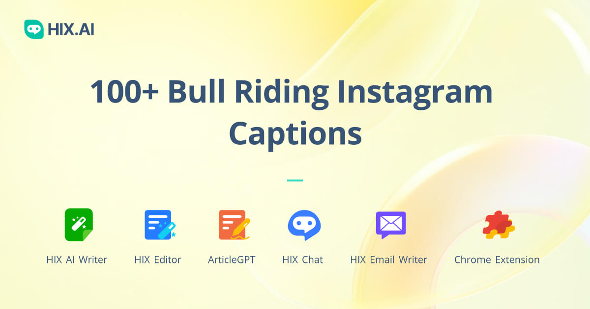 100+ Bull Riding Instagram Captions + Free AI Caption Generator | HIX.AI