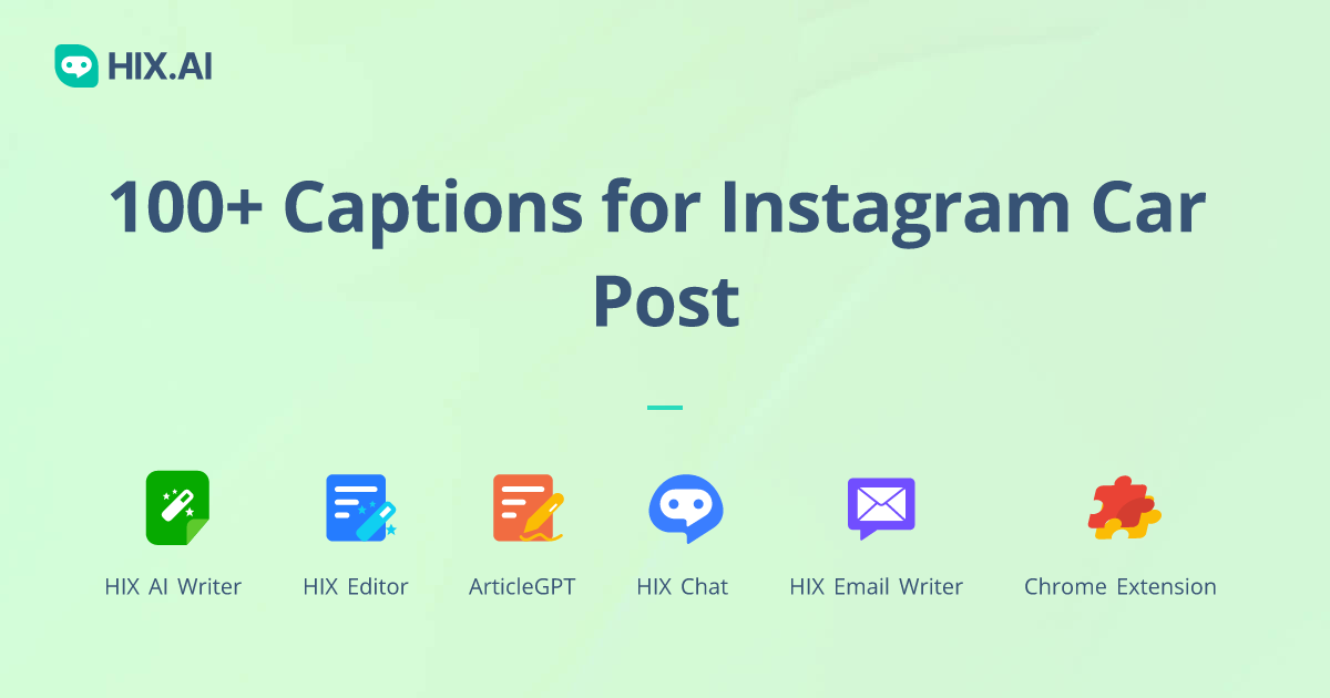 captions for ig post car
