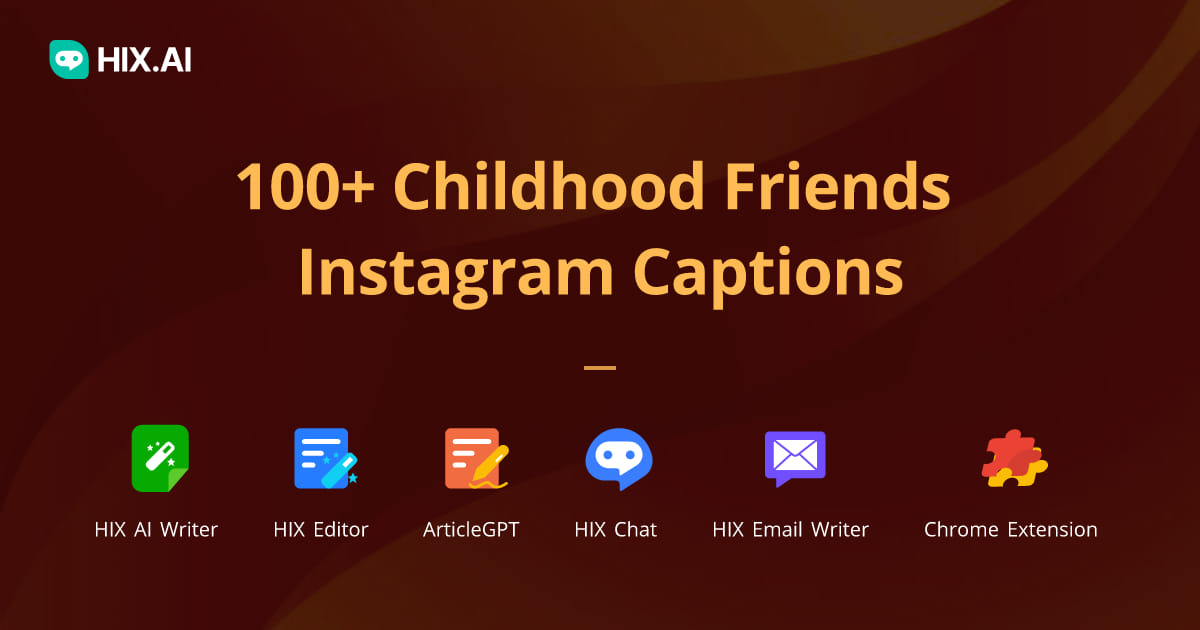 100+ Childhood Friends Instagram Captions + Free AI Caption Generator