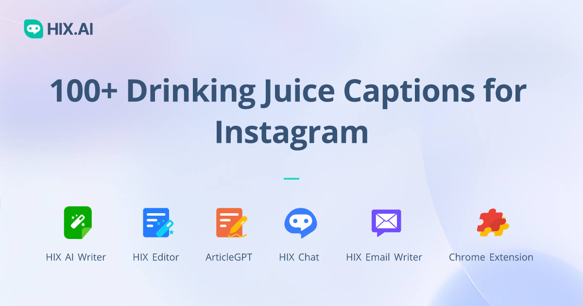100+ Drinking Juice Captions for Instagram + Free AI Caption Generator