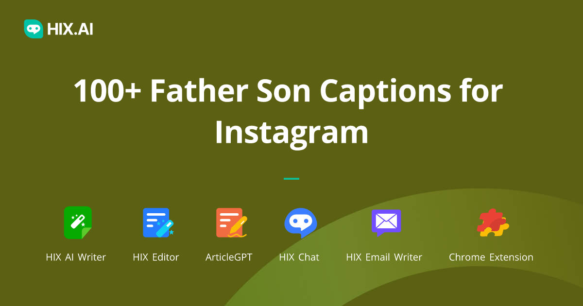Father Son Captions For Instagram