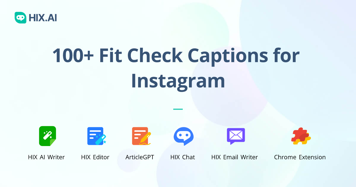 100+ Fit Check Captions for Instagram + Free AI Caption Generator HIX.AI
