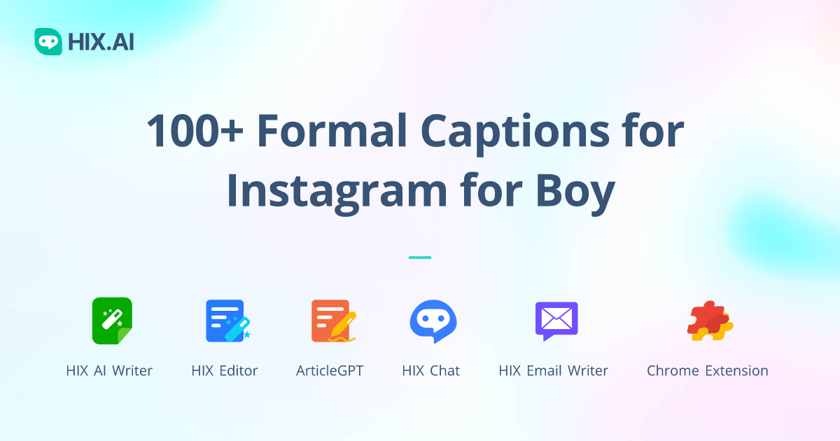 Formal Captions For Instagram For Boy