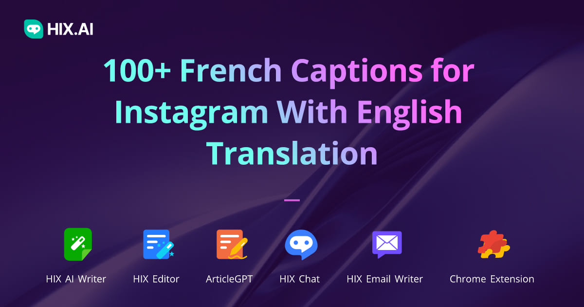 French Captions For Instagram With English Translation