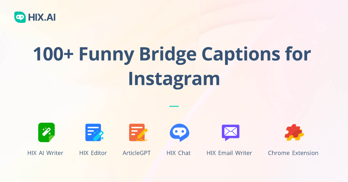 100+ Funny Bridge Captions for Instagram + Free AI Caption Generator