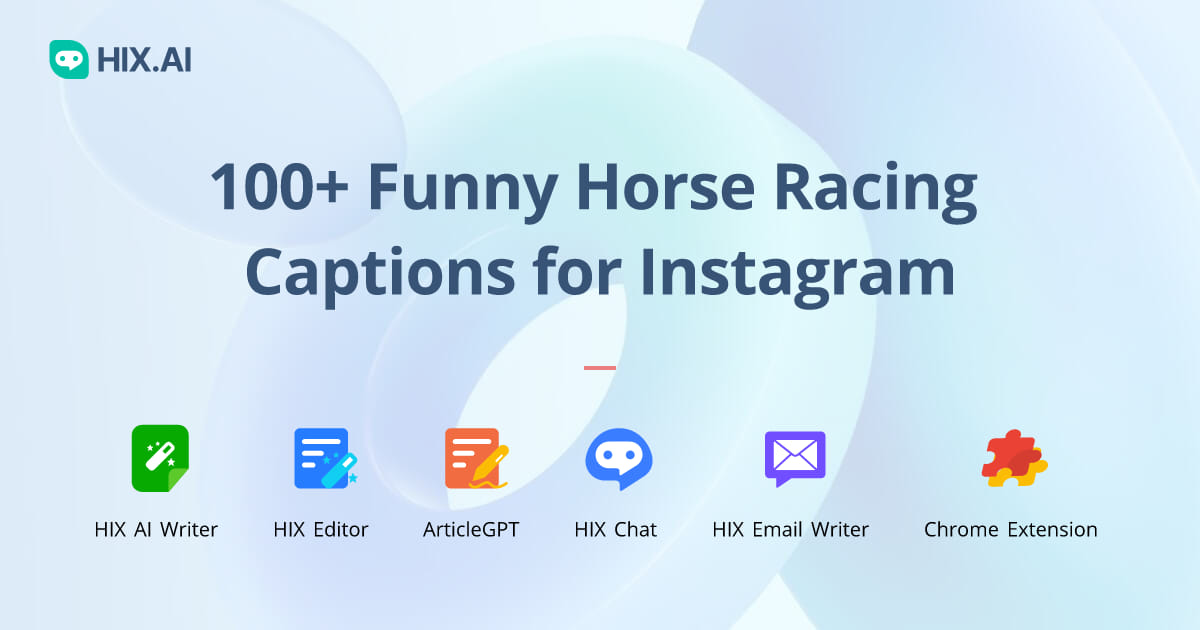 Funny Horse Racing Captions For Instagram