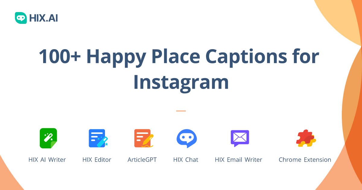 100+ Happy Place Captions for Instagram + Free AI Caption Generator ...