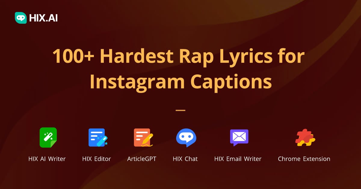 100-hardest-rap-lyrics-for-instagram-captions-hix-ai