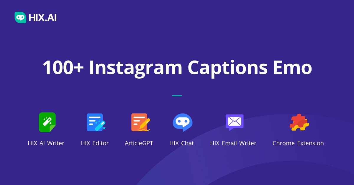 100-instagram-captions-emo-free-ai-caption-generator-hix-ai