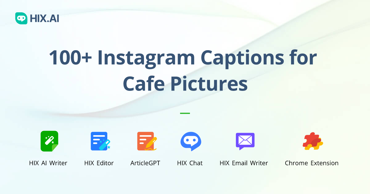 Hix Ai 100 Instagram Captions For Cafe Pictures 