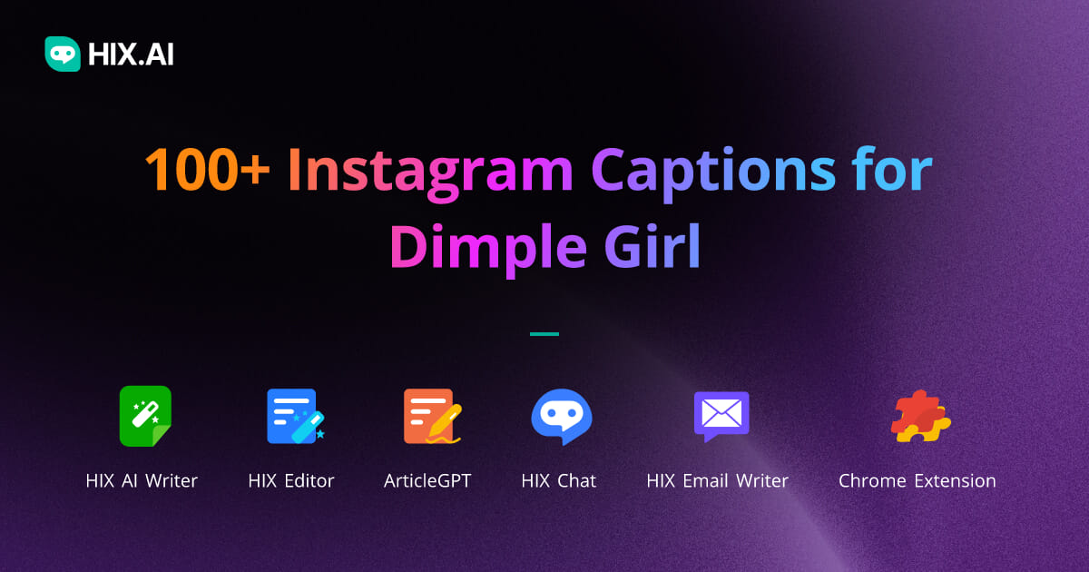 100+ Instagram Captions for Dimple Girl + Free AI Caption Generator ...